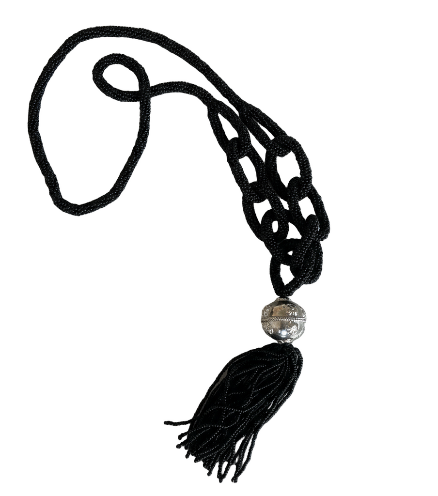 Beaded Tassel Lariat