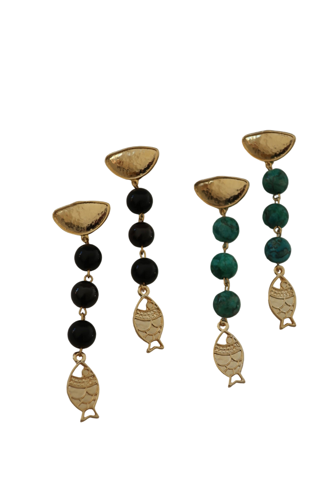 Fish Droplet Earrings