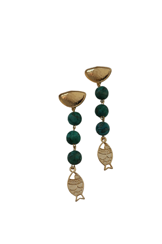 Fish Droplet Earrings