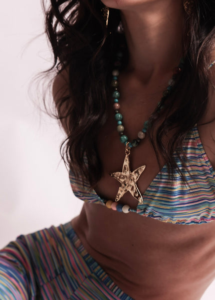 Beaded Star Necklace