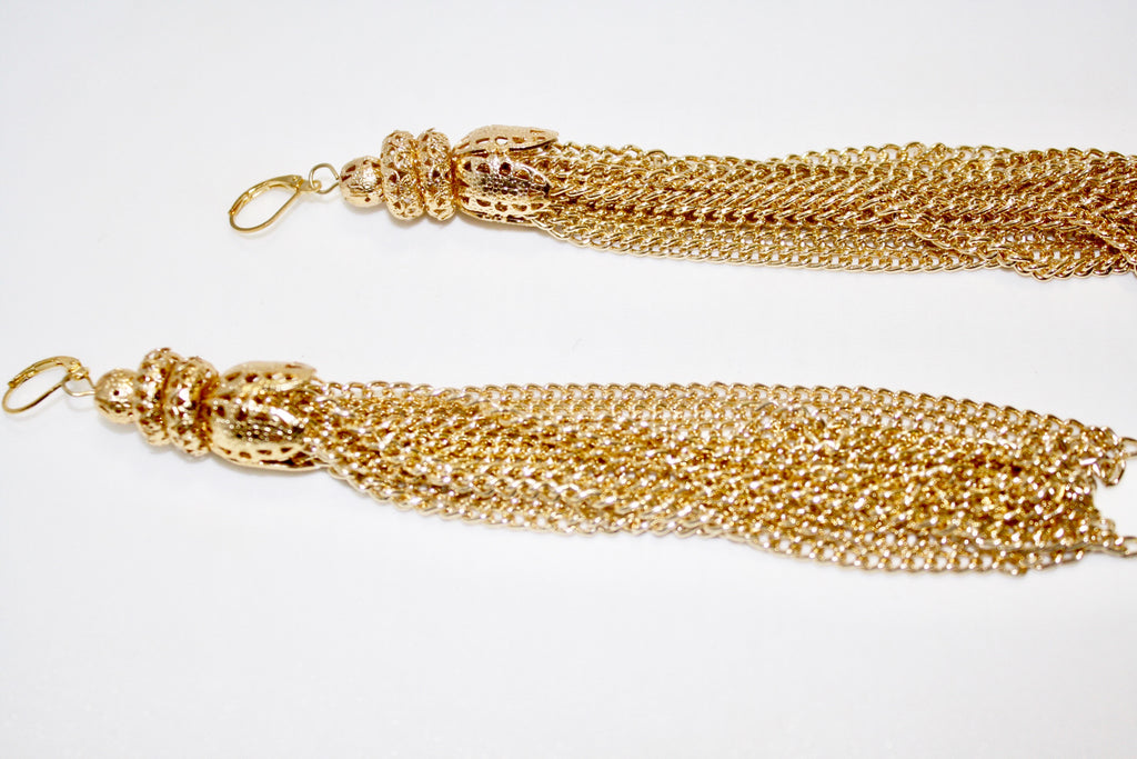 luxe tassel earrings